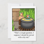 Funny Wine Party nodigt "spectickles" uit Kaart (Voorkant)