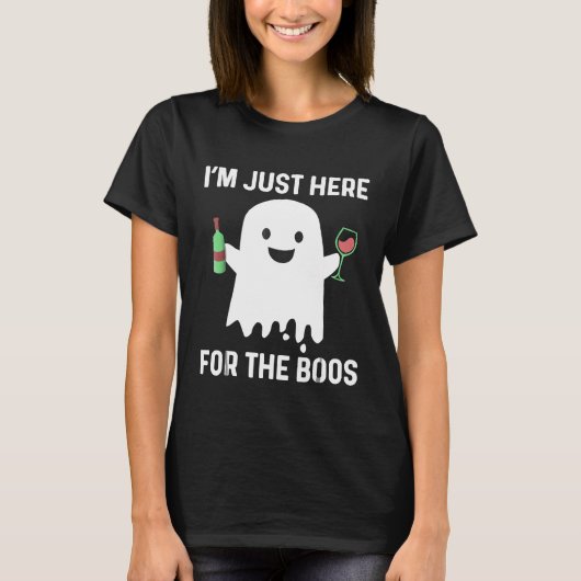 Funny Wine Party Shirt Funny Halloween (Voorkant)