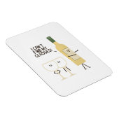 Funny Wine Pun I Can't Find My Glasses Magnet  Magneet (Rechterzijde)