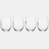 Funny Wine Puns Wijnglas Zonder Voet (Links)