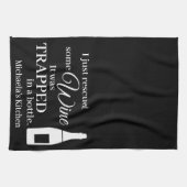 Funny Wine Quote Humor Schattige Theedoek (Horizontaal)