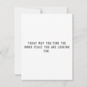 Funny Wine Quote Retro Homemaker Flat Greeting Kaart (Achterkant)