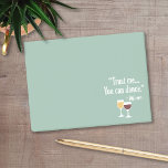 Funny Wine Quote - Vertrouw me dat je kunt dansen Post-it® Notes<br><div class="desc">Een beetje drink humor die je kunt doorgeven aan je wijnliefhebbende vriendinnen. Laat ze lachen met een grappig cadeau of een witte olifant. Ik probeerde te rennen,  maar ik bleef mijn wijn morsen.</div>