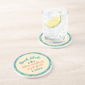 Funny Wine Quote Zandsteen Onderzetter (Zijkant)