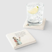 Funny Wine Stenen Onderzetter (Zijkant)