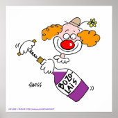 Funny Wine Tasting Party Poster (Voorkant)