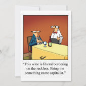 Funny Wine Tasting Party Uitnodiging "Spectickles" (Voorkant)