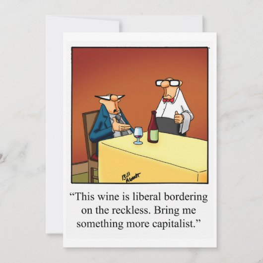 Funny Wine Tasting Party Uitnodiging "Spectickles" (Voorkant)