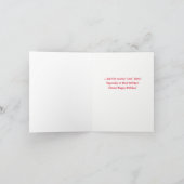 Funny Wine Thormnicht Birthday Kaart (Binnen)