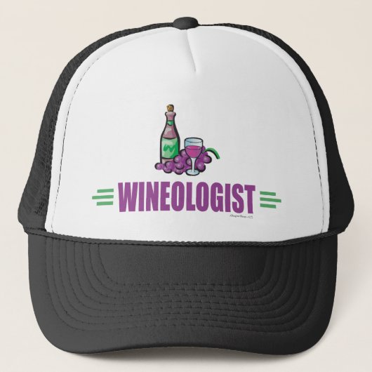 Funny Wine Trucker Pet (Voorkant)