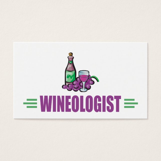 Funny Wine Visitekaartjes (Voorkant)