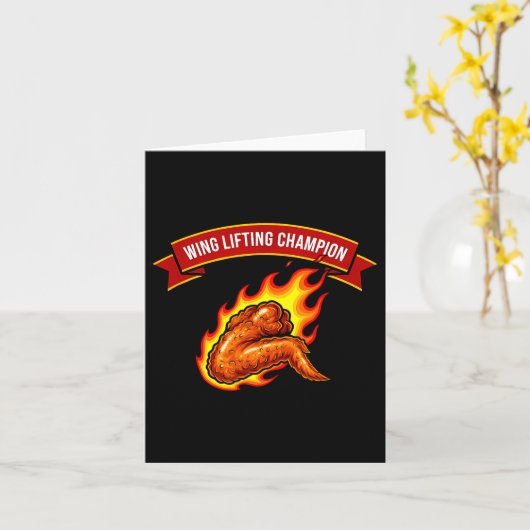Funny Wing Lifting Chamon  Kaart (Gele Bloem)