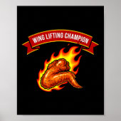 Funny Wing Lifting Chamon  Poster (Voorkant)