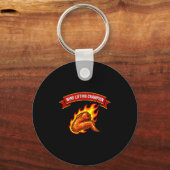 Funny Wing Lifting Chamon  Sleutelhanger (Voorkant)