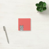 Funny Winking Cartoon Kitty Cat Post-it® Notes (Kantoor)