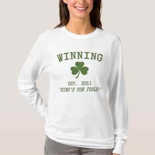 Funny Winning Irish Womens Hoodie Shirt
