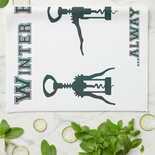 Funny Winter Exercises Theedoek (Gevouwen)