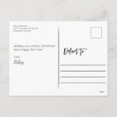 Funny Winter Freaking Cold Holiday Feestdagenkaart (Achterkant)