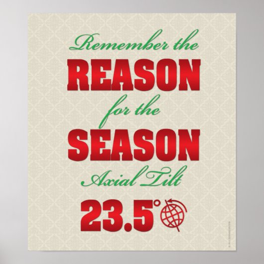 Funny Winter Solstice poster (Voorkant)