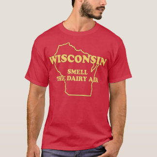 Funny Wisconsin Ruik De Dairy Air  Wiscon T-shirt