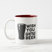 Funny Wish dat je beer was Tweekleurige Koffiemok (Links)
