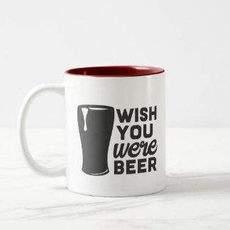 Funny Wish dat je beer was Tweekleurige Koffiemok