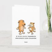 Funny Wishin' AcComplete Struik Birthday Kaart (Achterkant)