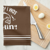 Funny Wishin I was Fishin Theedoek (Quarter Fold)