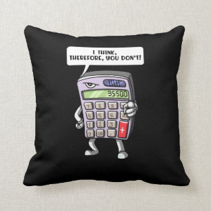 Funny Wiskunde Algebra calculator wiskunde Joke Kussen