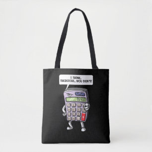 Funny Wiskunde Algebra calculator wiskunde Joke Tote Bag