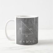Funny Wiskunde Algebra Pythagorean Theorem Geek Koffiemok (Links)