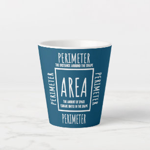 Funny Wiskunde Area and Perimeter Mathematics Teac Latte Mok