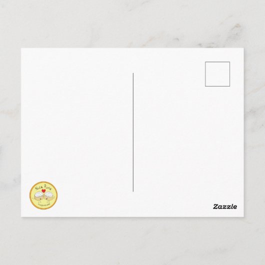 Funny Wiskunde Cherry Pi Briefkaart (Achterkant)