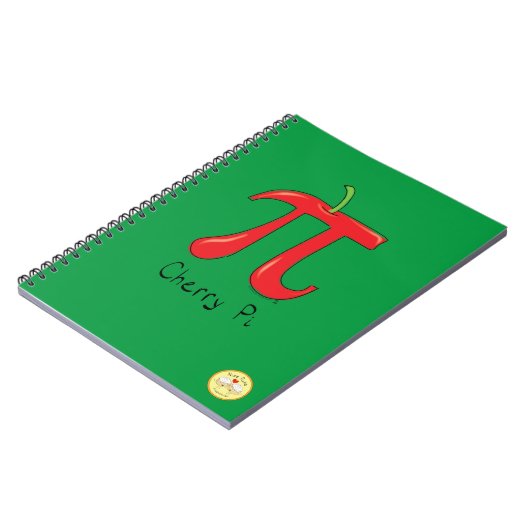 Funny Wiskunde Cherry Pi Notitieboek (Linkerzijde)