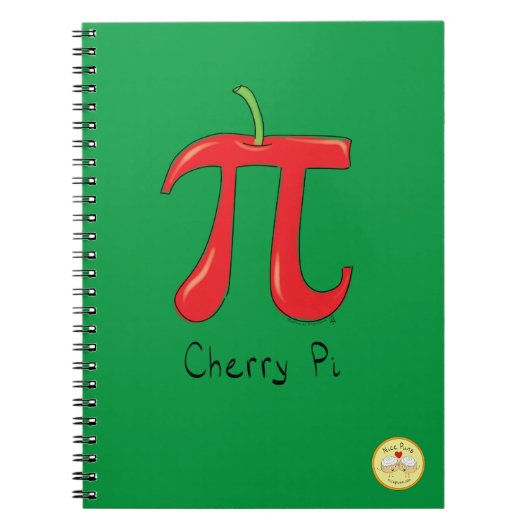 Funny Wiskunde Cherry Pi Notitieboek (Voorkant)