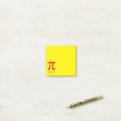 Funny Wiskunde Cherry Pi Post-it® Notes (Op bureau)