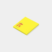 Funny Wiskunde Cherry Pi Post-it® Notes (Schuin)