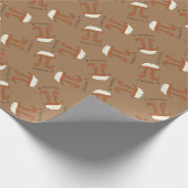 Funny Wiskunde Chocolate Pi-symbool Cadeaupapier (Hoek)