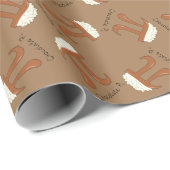 Funny Wiskunde Chocolate Pi-symbool Cadeaupapier (Rol Hoek)