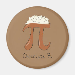 Funny Wiskunde Chocolate Pi-symbool Magneet