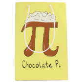 Funny Wiskunde Chocolate Pi-symbool Medium Cadeauzakje (Voorkant)