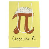 Funny Wiskunde Chocolate Pi-symbool Medium Cadeauzakje (Achterkant)
