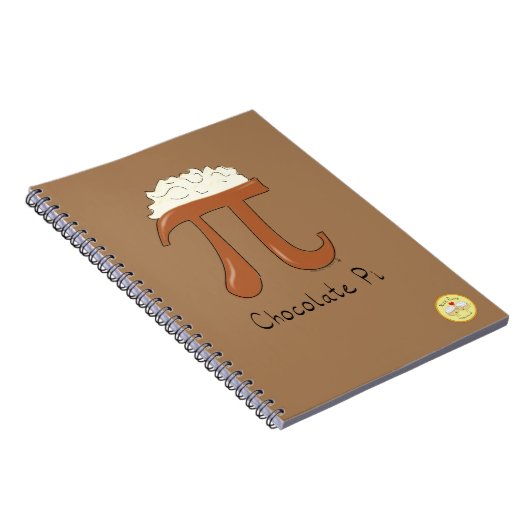 Funny Wiskunde Chocolate Pi-symbool Notitieboek (Rechterzijde)