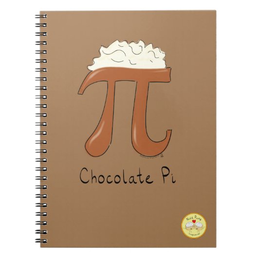 Funny Wiskunde Chocolate Pi-symbool Notitieboek (Voorkant)