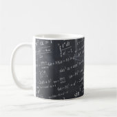 Funny Wiskunde Formula Chalkboard Geek lerarenstud Koffiemok (Links)