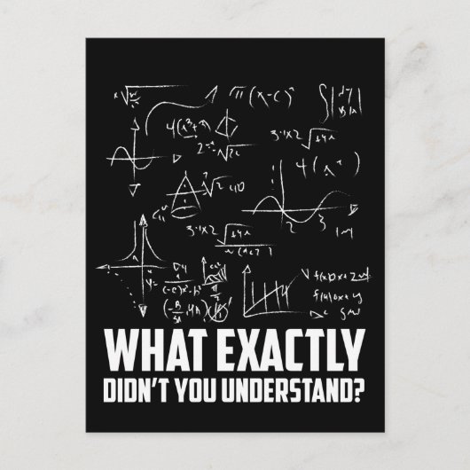 Funny Wiskunde Geek Physics Science Joke Briefkaart (Voorkant)