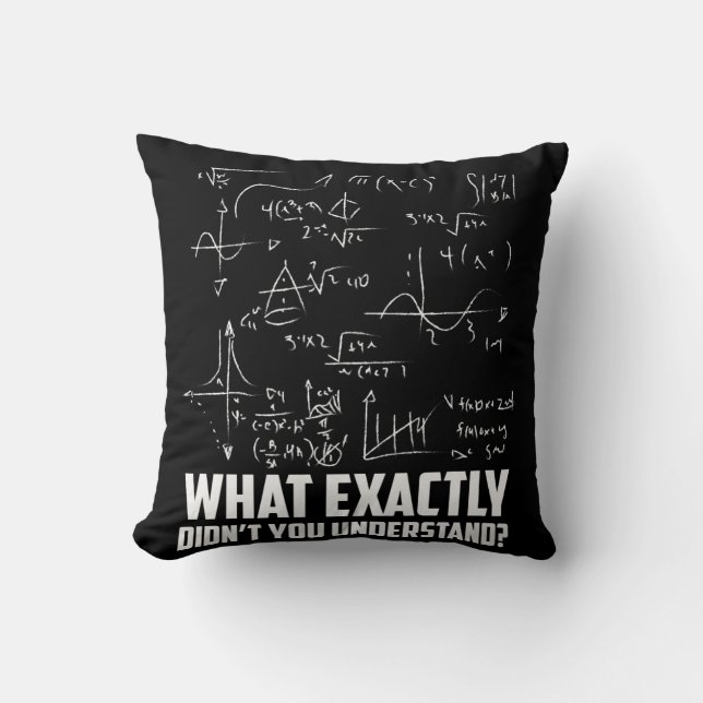 Funny Wiskunde Geek Physics Science Joke Kussen (Voorkant)