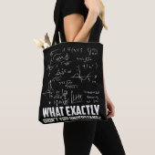 Funny Wiskunde Geek Physics Science Joke Tote Bag (Dichtbij)