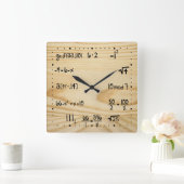 Funny Wiskunde Geek Vierkante Klok (Huis)