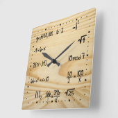 Funny Wiskunde Geek Vierkante Klok (Hoek)